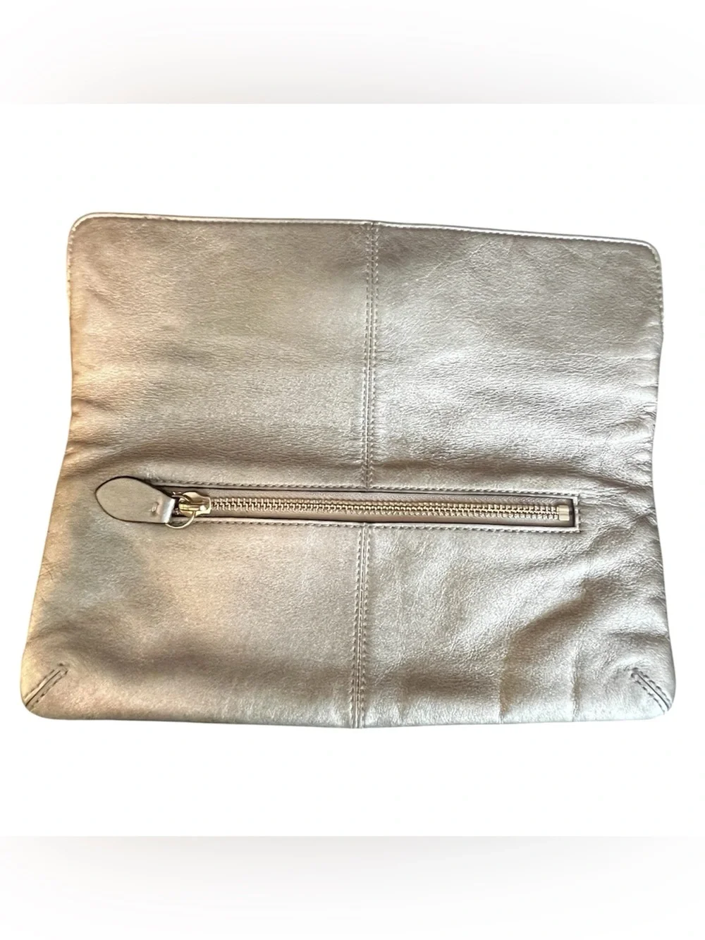 Vintage Coach Madeline 13680 Metallic Gold Fold Over Clutch